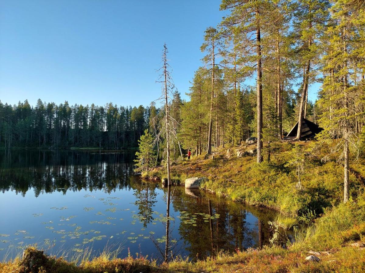 Isokelo Log Apartments Salla Kültér fotó